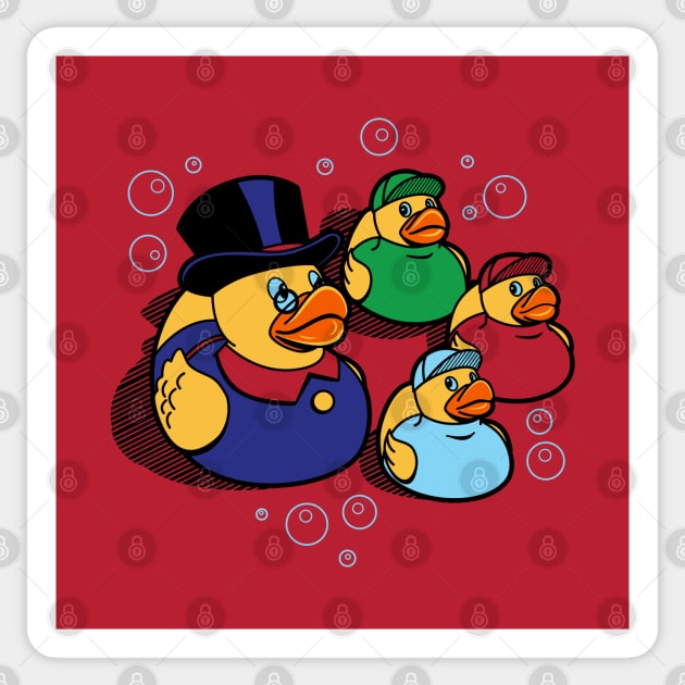 Funny Cute Ducks 80's Cartoon Parody Gift Sticker by BoggsNicolas